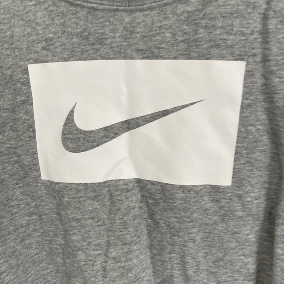 Nike Long Sleeve Gray Drawing Logo Sweat Shirt - LX - Picture 4 of 11